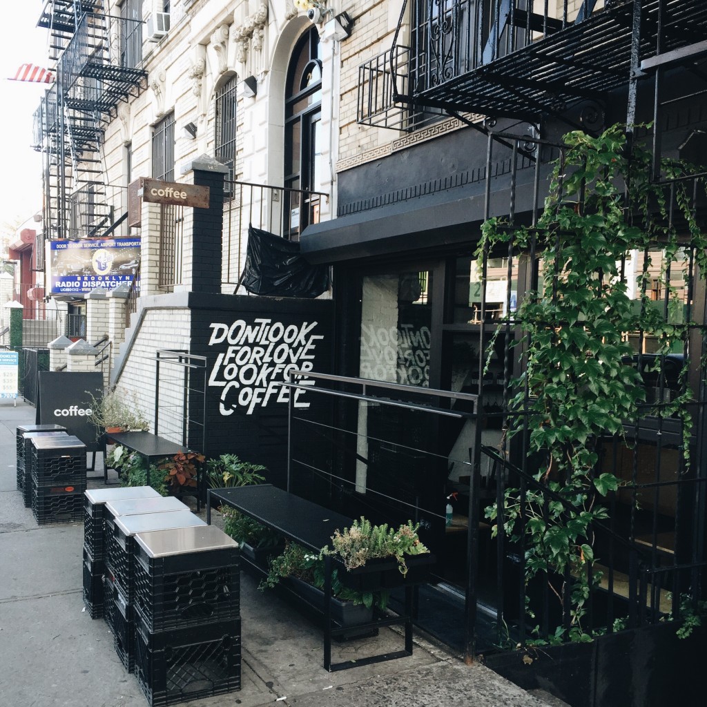 sweatshop, a coffee shop in williamsburg, brooklyn